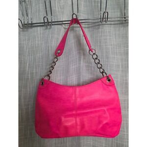 Chain Strap Hot‎ Pink Shoulder Bag Y2K Purse Handbag Trendy